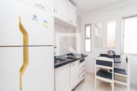 Cozinha de apartamento à venda com 1 quarto, 35m² em Bela Vista, São Paulo