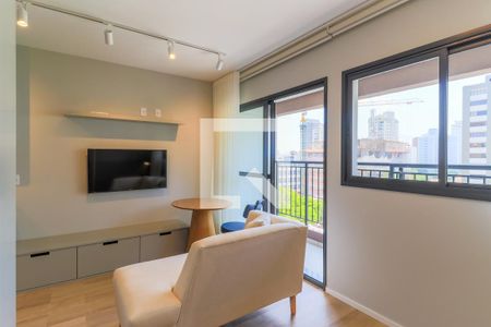 Sala/Quarto de apartamento à venda com 1 quarto, 25m² em Campo Belo, São Paulo