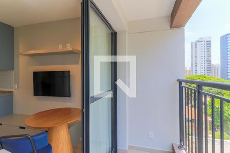 Apartamento à venda com 25m², 1 quarto e sem vagaVaranda