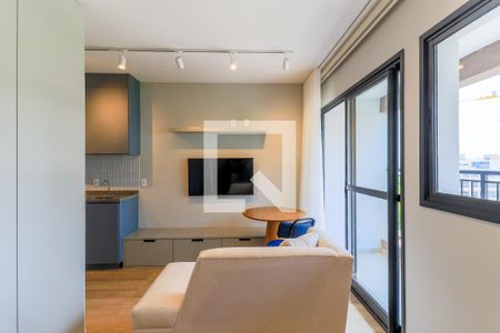 Sala/Quarto de apartamento à venda com 1 quarto, 25m² em Campo Belo, São Paulo