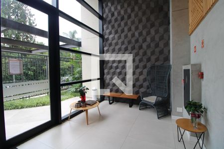 Apartamento à venda com 34m², 2 quartos e sem vagaHall de entrada do condomínio