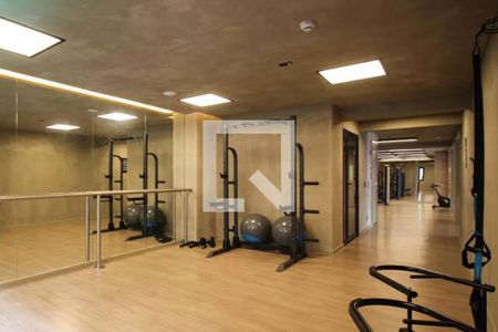 Studio para alugar com 32m², 1 quarto e sem vaga Studio para alugar com 32m², 1 quarto e sem vagaAcademia