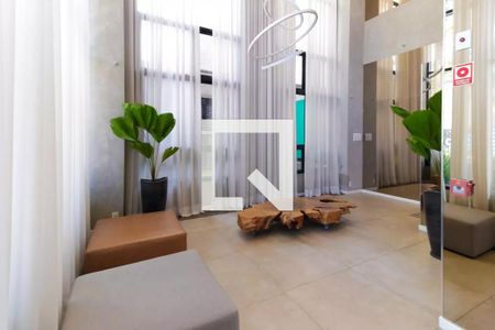 Studio para alugar com 32m², 1 quarto e sem vaga Studio para alugar com 32m², 1 quarto e sem vagaHall