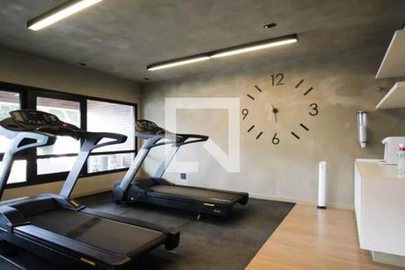 Studio para alugar com 32m², 1 quarto e sem vaga Studio para alugar com 32m², 1 quarto e sem vagaAcademia