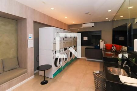 Studio para alugar com 32m², 1 quarto e sem vaga Studio para alugar com 32m², 1 quarto e sem vagaLavanderia