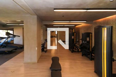 Studio para alugar com 32m², 1 quarto e sem vaga Studio para alugar com 32m², 1 quarto e sem vagaAcademia