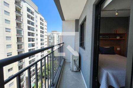 Studio para alugar com 32m², 1 quarto e sem vagaSacada