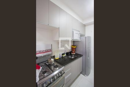 Cozinha de apartamento à venda com 1 quarto, 26m² em Jardim Mirante, São Paulo