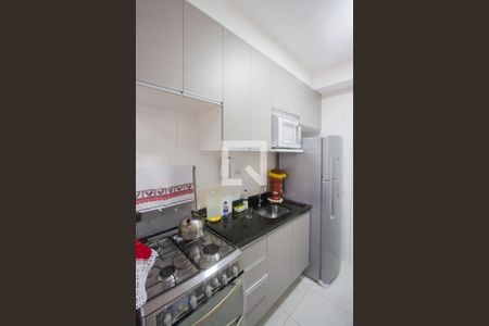 Cozinha de apartamento para alugar com 1 quarto, 26m² em Jardim Mirante, São Paulo