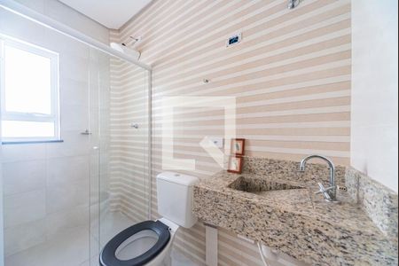 Banheiro do Quarto de apartamento para alugar com 1 quarto, 66m² em Centro, Santo André