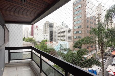 Varanda da Sala de apartamento para alugar com 4 quartos, 120m² em Itaim Bibi, São Paulo