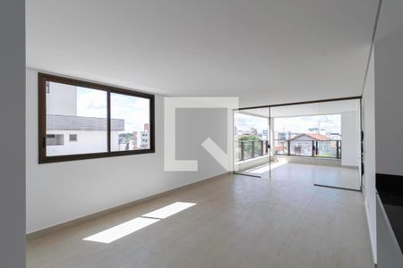 Sala  de apartamento à venda com 4 quartos, 127m² em Castelo, Belo Horizonte