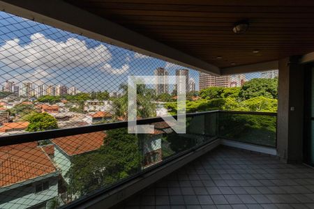 Varanda de apartamento à venda com 4 quartos, 140m² em Brooklin, São Paulo