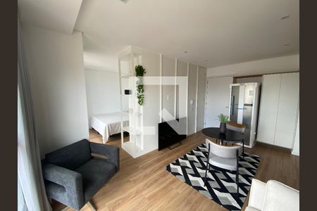 Sala de apartamento à venda com 1 quarto, 40m² em Jardim das Bandeiras, São Paulo