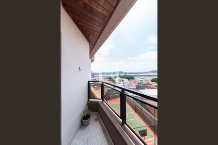 Sacada da Sala de apartamento à venda com 3 quartos, 74m² em Vila Guarani (zona Sul), São Paulo