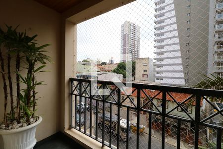 Sacada da Sala de apartamento à venda com 3 quartos, 100m² em Vila Bastos, Santo André