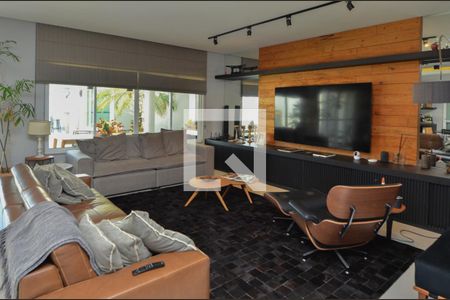 Sala de casa de condomínio à venda com 6 quartos, 431m² em Barra da Tijuca, Rio de Janeiro