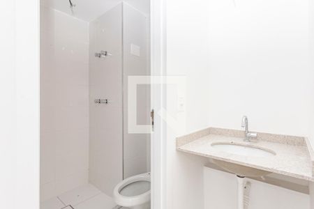 Banheiro de kitnet/studio à venda com 1 quarto, 27m² em Vila Mariana, São Paulo