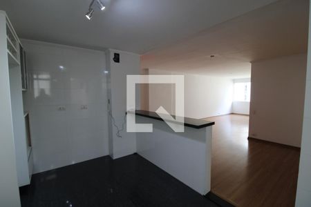 Apartamento à venda com 135m², 3 quartos e 2 vagasSala integrada com a cozinha