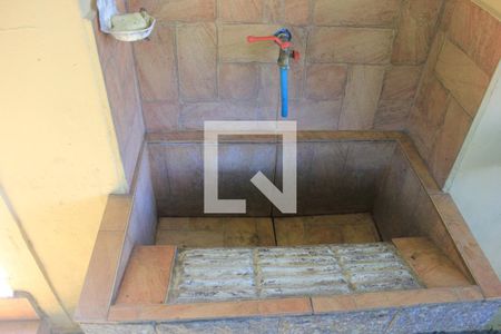 Casa para alugar com 128m², 3 quartos e 10 vagasDetalhe da área de serviço