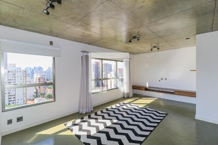 Sala de apartamento à venda com 1 quarto, 70m² em Chácara Gaivotas, São Paulo