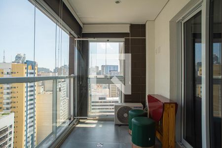 Studio para alugar com 35m², 1 quarto e 1 vaga Studio para alugar com 35m², 1 quarto e 1 vagaVaranda da Sala/Quarto