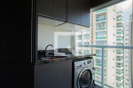 Studio para alugar com 35m², 1 quarto e 1 vaga Studio para alugar com 35m², 1 quarto e 1 vagaVaranda da Sala/Quarto