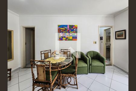 Sala de apartamento para alugar com 2 quartos, 72m² em Jardim Praiano, Guarujá