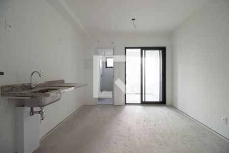 Sala/ Cozinha/ Quarto de apartamento à venda com 1 quarto, 22m² em Vila Mariana, São Paulo