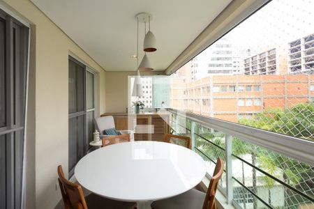 Varanda da Sala de apartamento à venda com 3 quartos, 114m² em Vila Olímpia, São Paulo