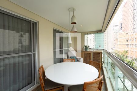 Varanda da Sala de apartamento à venda com 3 quartos, 114m² em Vila Olímpia, São Paulo