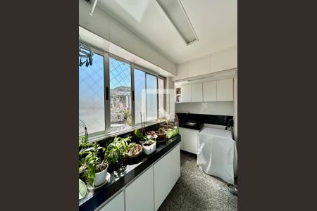 Area de serviço de apartamento à venda com 5 quartos, 210m² em Buritis, Belo Horizonte