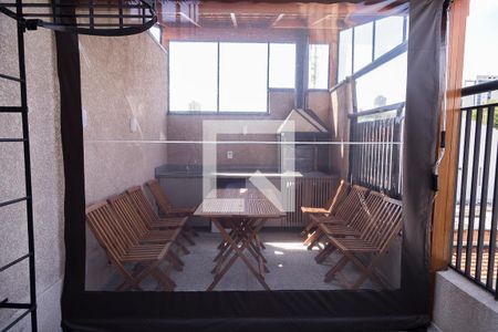 Studio à venda com 34m², 1 quarto e sem vagaChurrasqueira