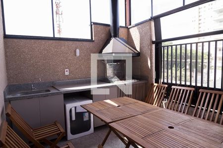 Studio à venda com 34m², 1 quarto e sem vagaChurrasqueira