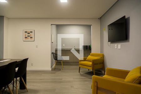 Studio à venda com 34m², 1 quarto e sem vagaCoworking e Salão de Festas