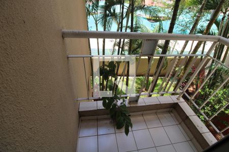 Apartamento para alugar com 49m², 2 quartos e 1 vagaSacada da sala