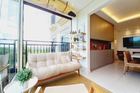 Varanda gourmet de apartamento à venda com 3 quartos, 91m² em Swiss Park, Campinas
