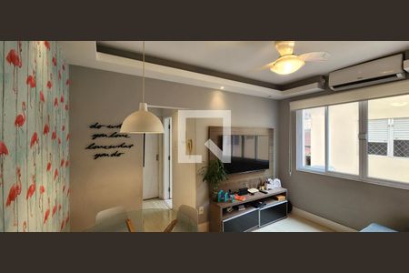 Sala de apartamento para alugar com 1 quarto, 62m² em Campo Grande, Santos