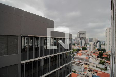 Vista da Sala de apartamento à venda com 1 quarto, 25m² em Pinheiros, São Paulo