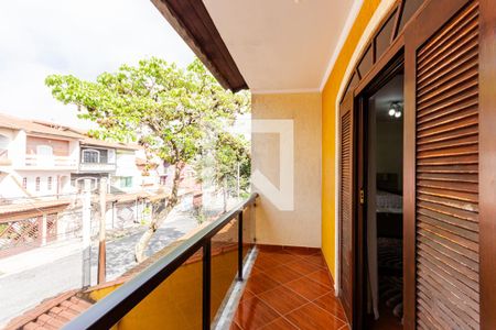 Varanda da Suíte de casa à venda com 3 quartos, 245m² em Jardim Rina, Santo André