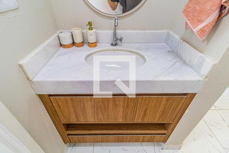 Banheiro de kitnet/studio à venda com 1 quarto, 29m² em Vila Polopoli, São Paulo