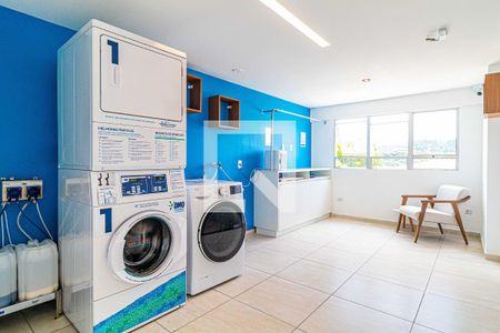 Área comum - Lavanderia de kitnet/studio à venda com 1 quarto, 29m² em Vila Polopoli, São Paulo