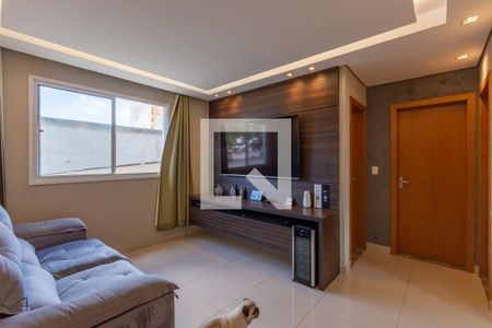 Sala de apartamento à venda com 2 quartos, 52m² em Letícia, Belo Horizonte