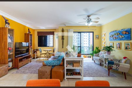 Sala de Estar de apartamento para alugar com 3 quartos, 118m² em Vila Regente Feijó, São Paulo