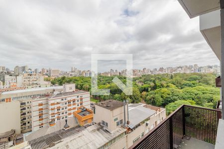 Vista de kitnet/studio para alugar com 1 quarto, 27m² em Centro Histórico, Porto Alegre