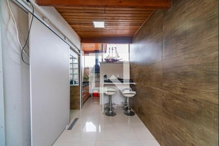 Varanda Gourmet de apartamento à venda com 2 quartos, 130m² em Vila Pires, Santo André