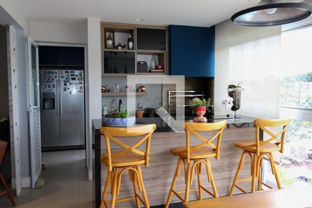 Varanda Gourmet de apartamento à venda com 3 quartos, 130m² em Jardim Sao Caetano, São Caetano do Sul