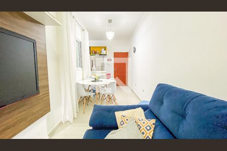 Sala - Sala de Jantar  de apartamento à venda com 2 quartos, 44m² em Vila Scarpelli, Santo André