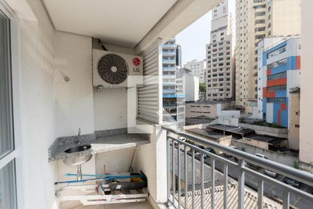 Studio para alugar com 25m², 1 quarto e sem vagaSacada