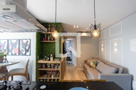 Sala/Cozinha/Area de Serviço de apartamento para alugar com 2 quartos, 51m² em Centro, Diadema